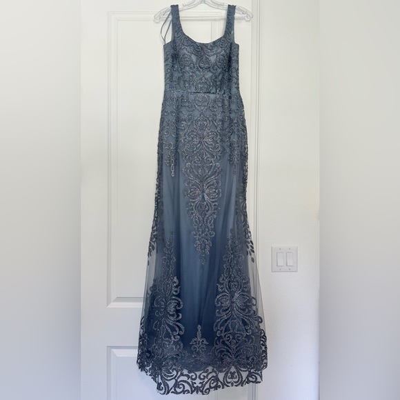 Cinderella Divine Prom Dress - Slate/Blue - Picture 3 of 8